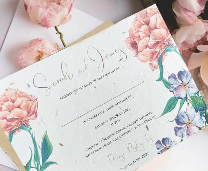 Coill Design Wedding Stationery